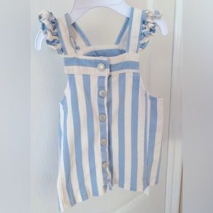 Cute baby girl overalls 🩵